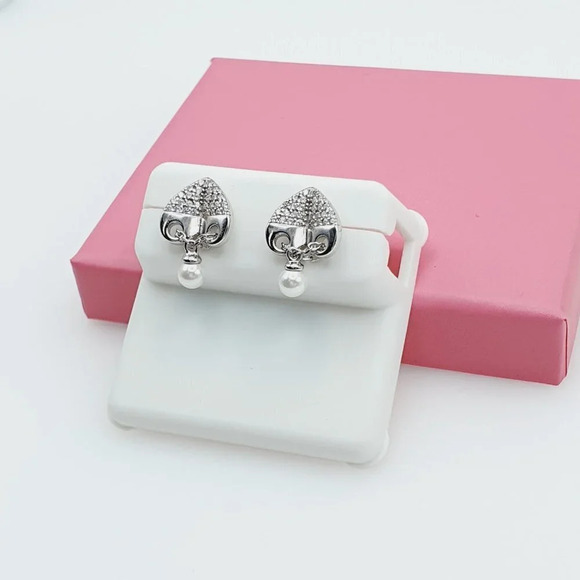 "925 Sterling Silver Cubic Zirconia Earrings, U19254562 - Picture 5 of 11